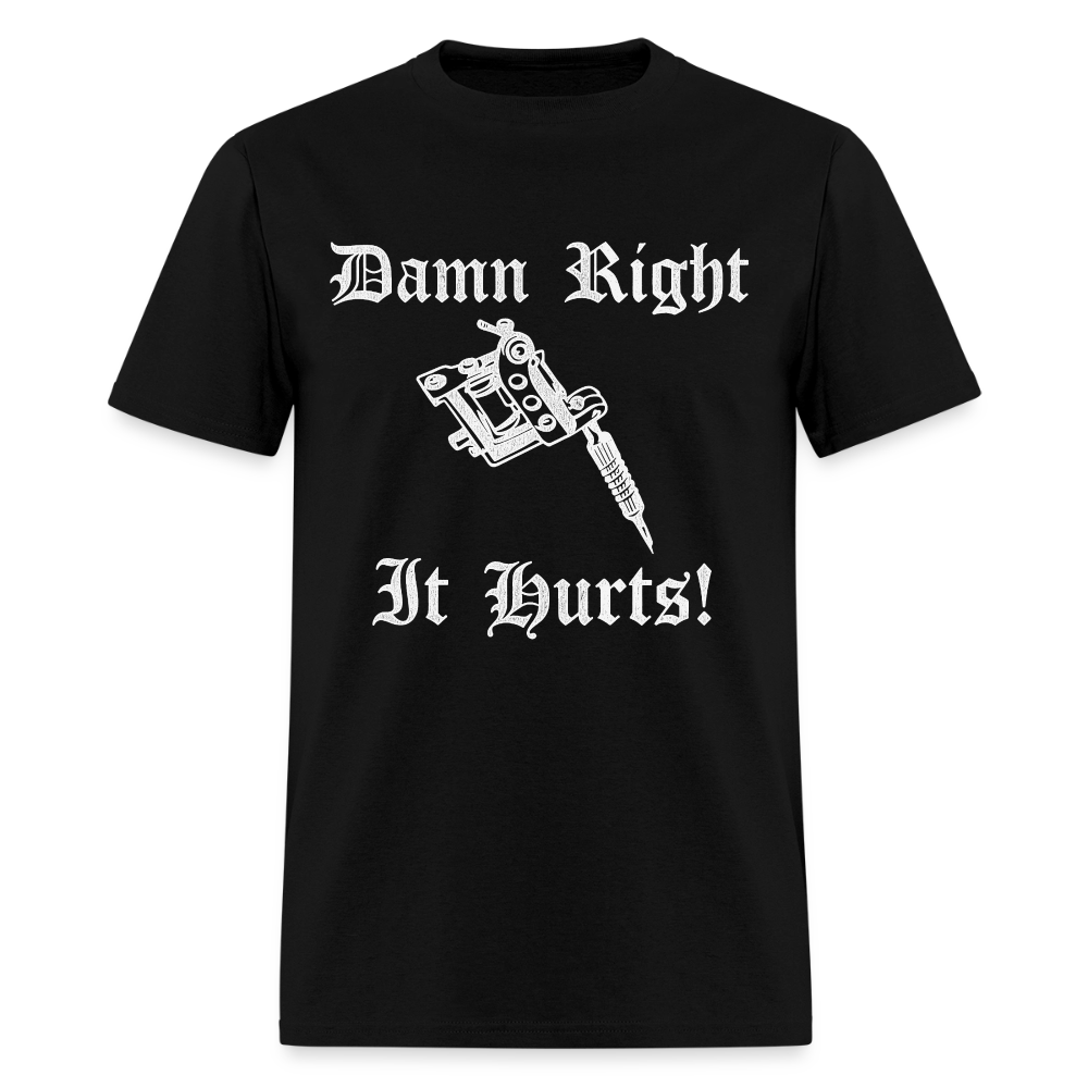 It Hurts Regular Tee - black