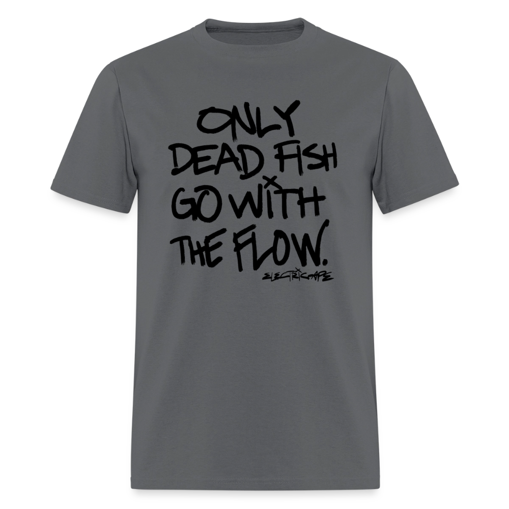 Dead Fish Regular Tee - charcoal