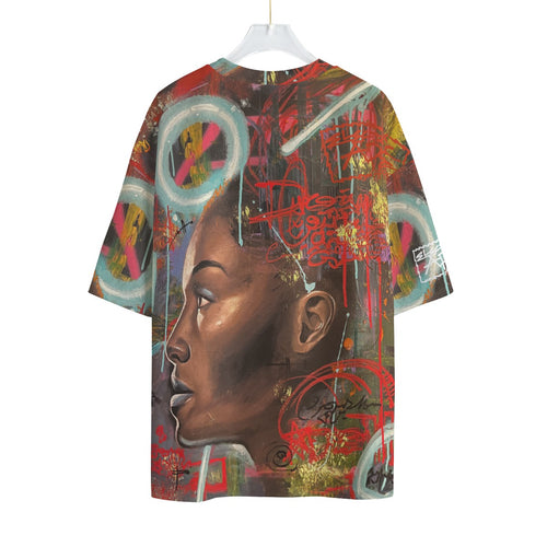 Neon Goddess Oversized All-Over Tee