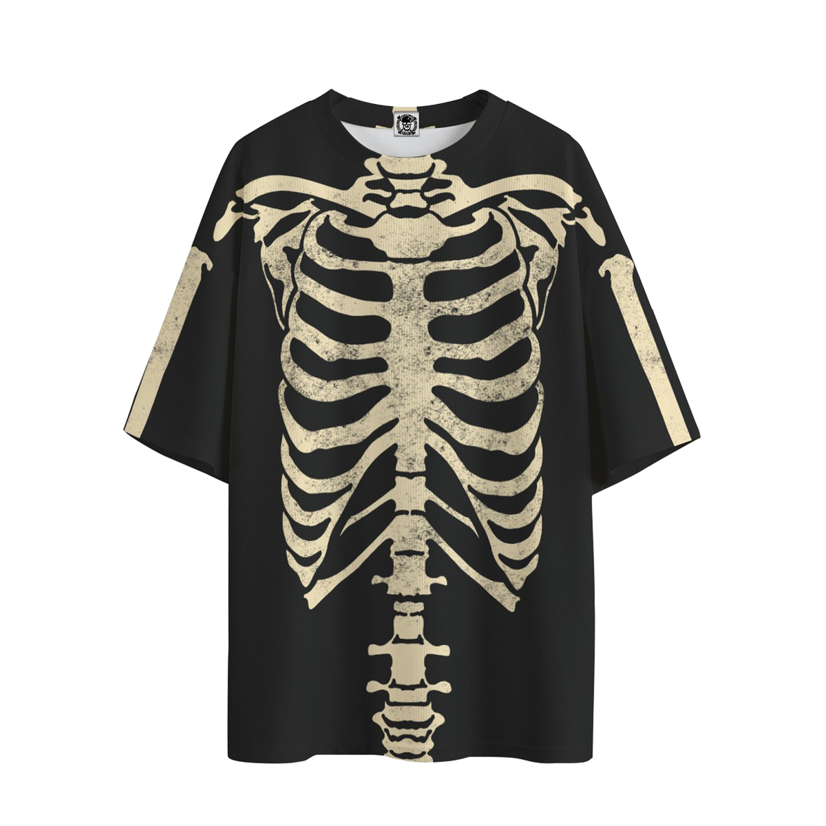 Skeleton Oversized All-Over Tee