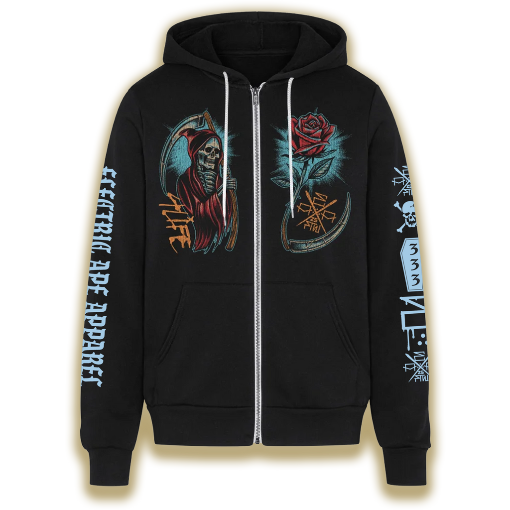 Cryptic Zip Hoodie