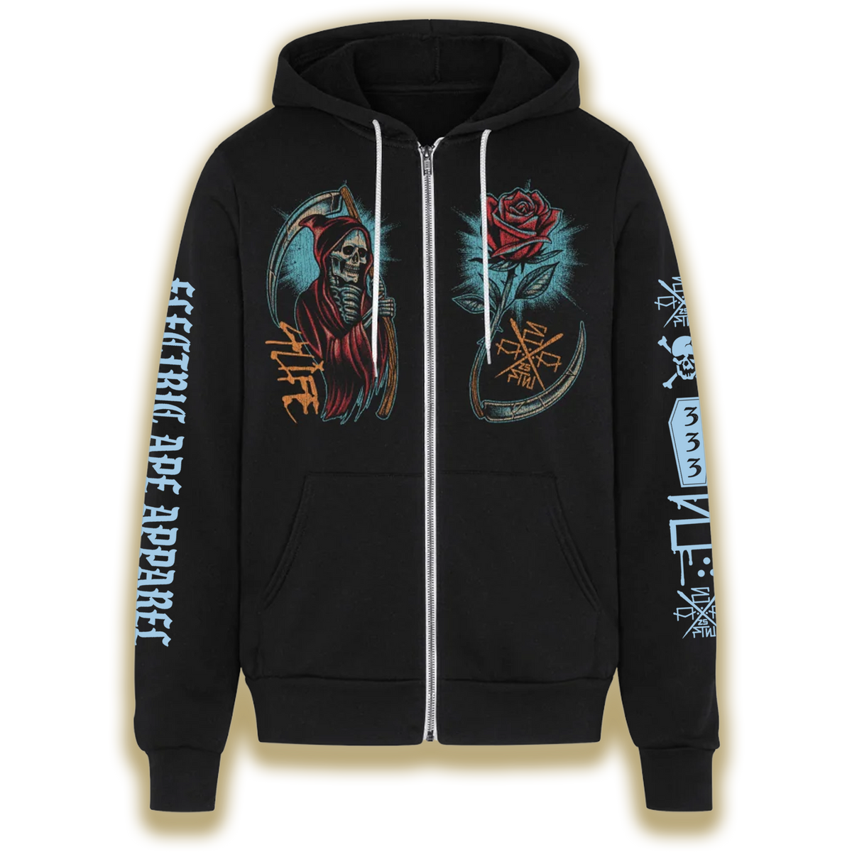 Cryptic Zip Hoodie