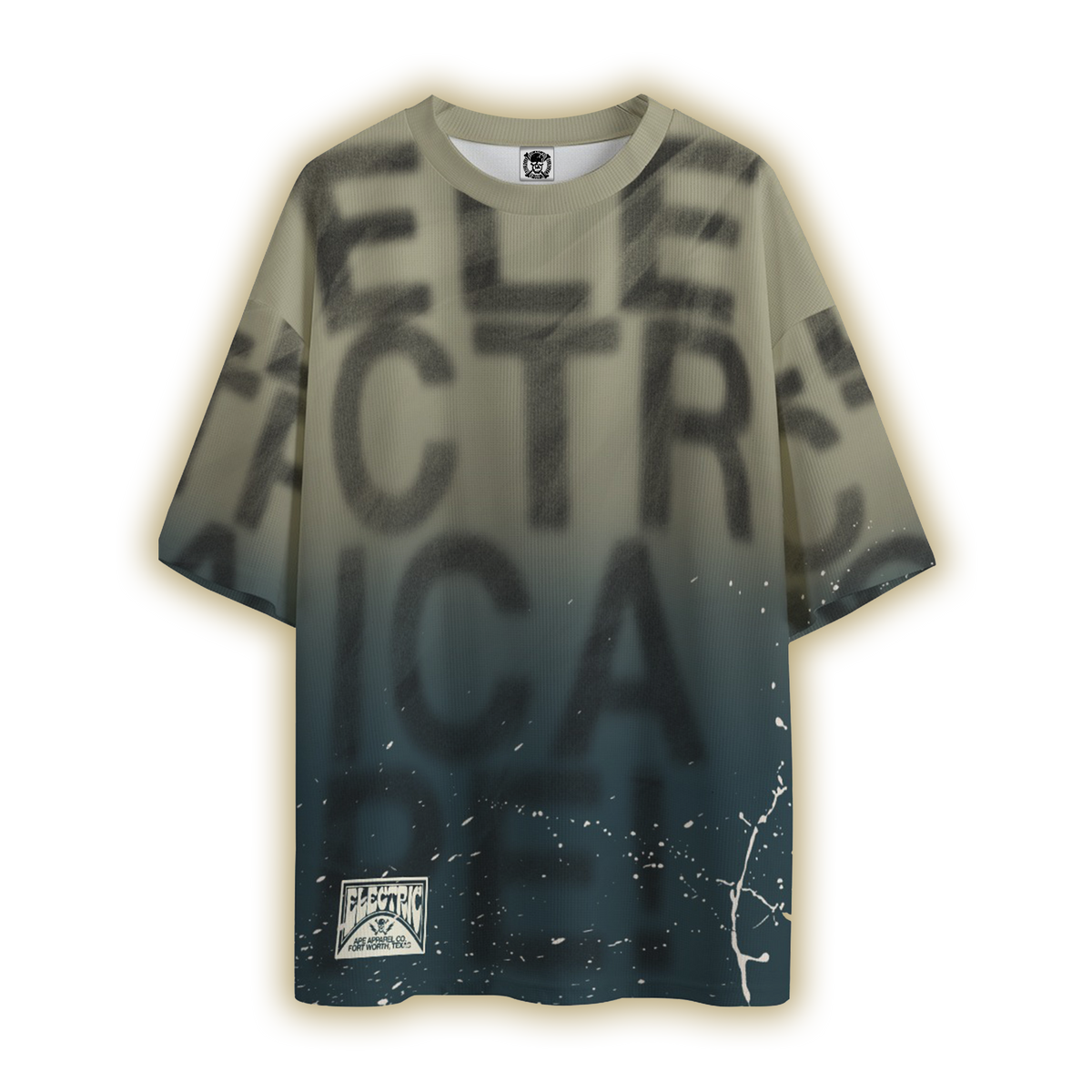Ocular Test All-Over Oversized Tee