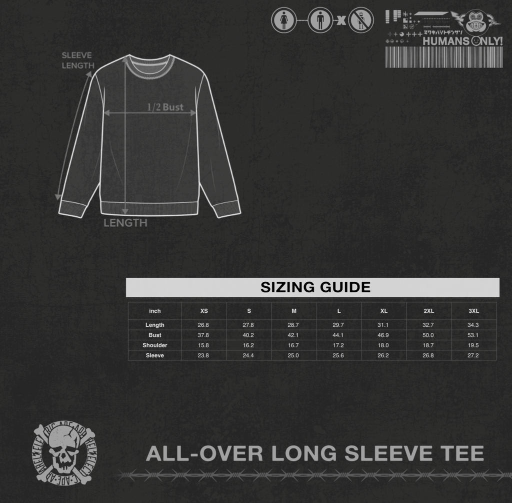 Flow & Roses All-Over Longsleeve Tee