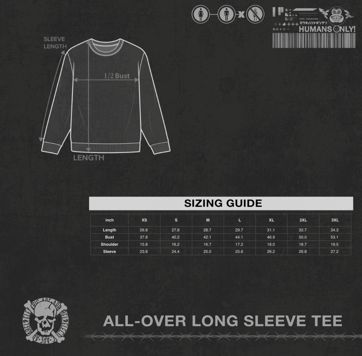 Flow & Roses All-Over Longsleeve Tee