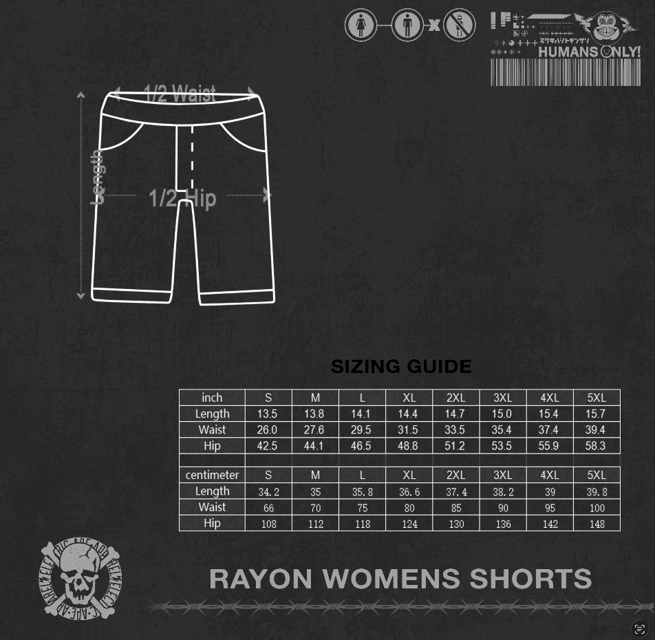 Camo Women's Rayon Shorts