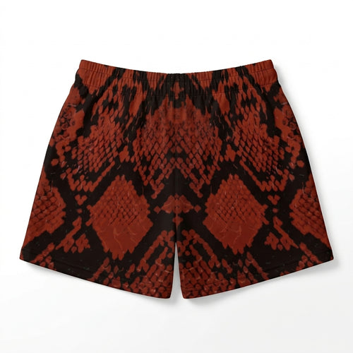 Red Deadly Viper Women’s Casual Shorts