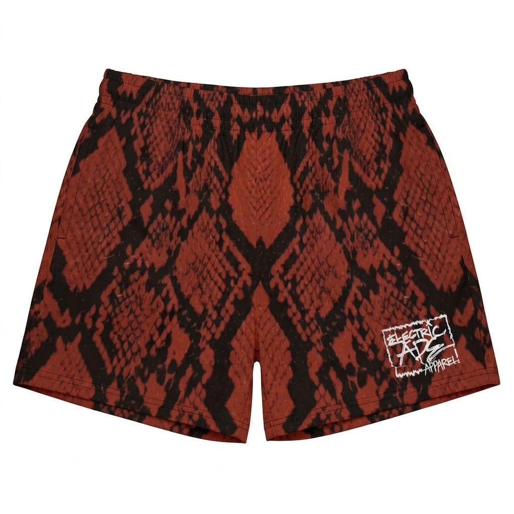 Red Deadly Viper Women’s Casual Shorts