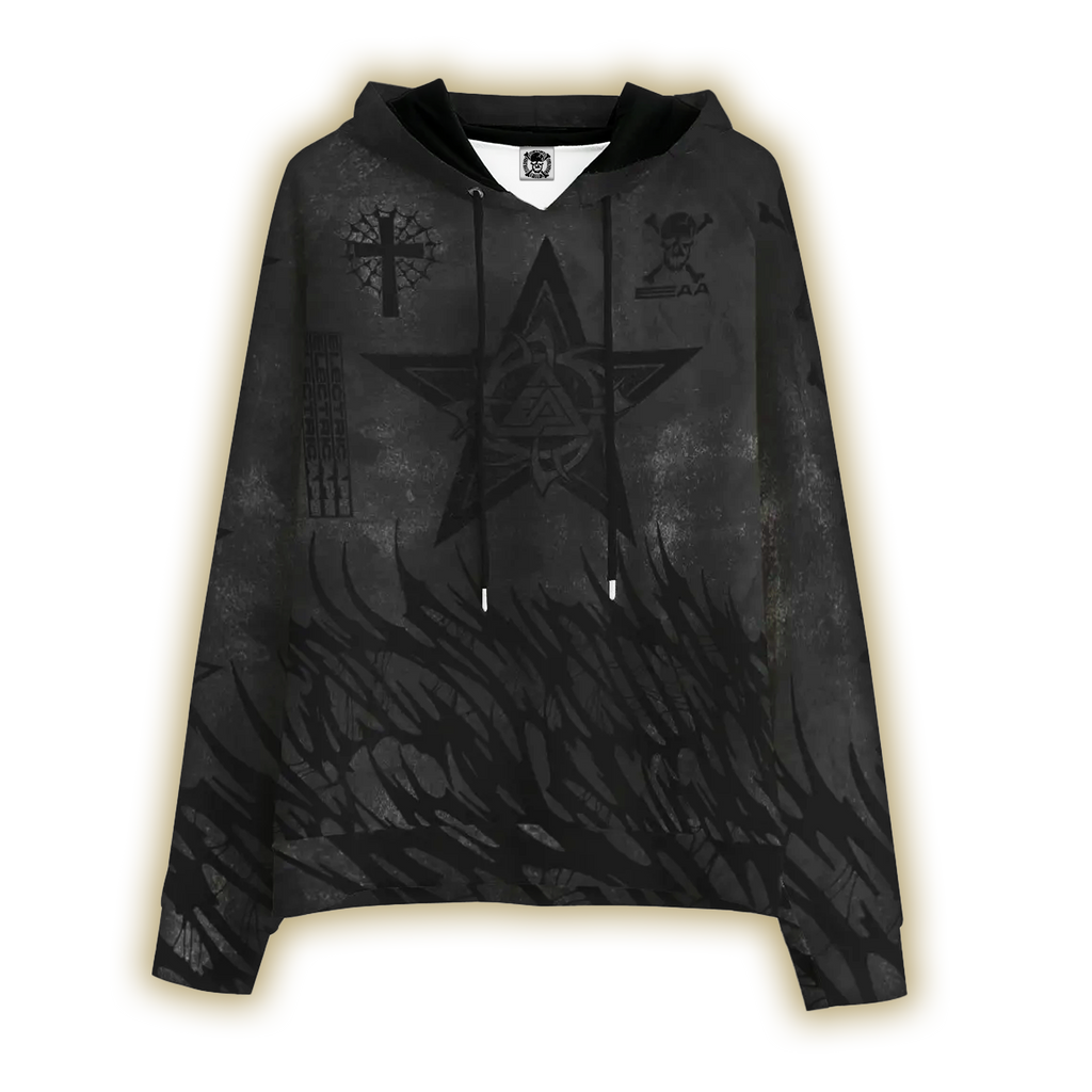 Slums Raglan Pullover Hoodie