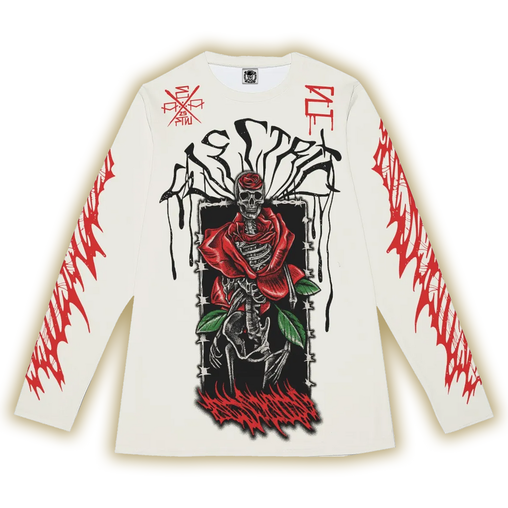Flow & Roses All-Over Longsleeve Tee