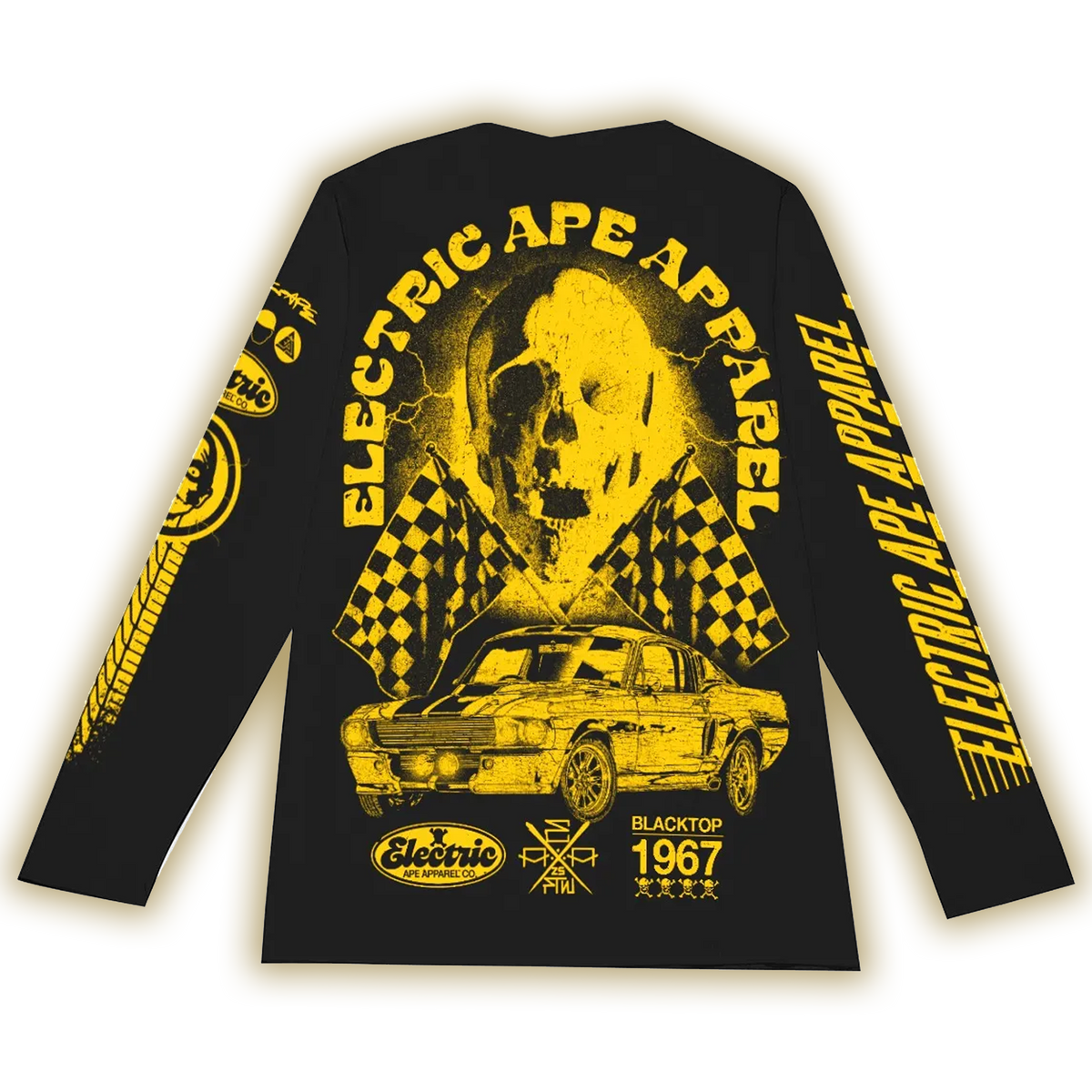 1967 Blacktop All-Over Long Sleeve Tee