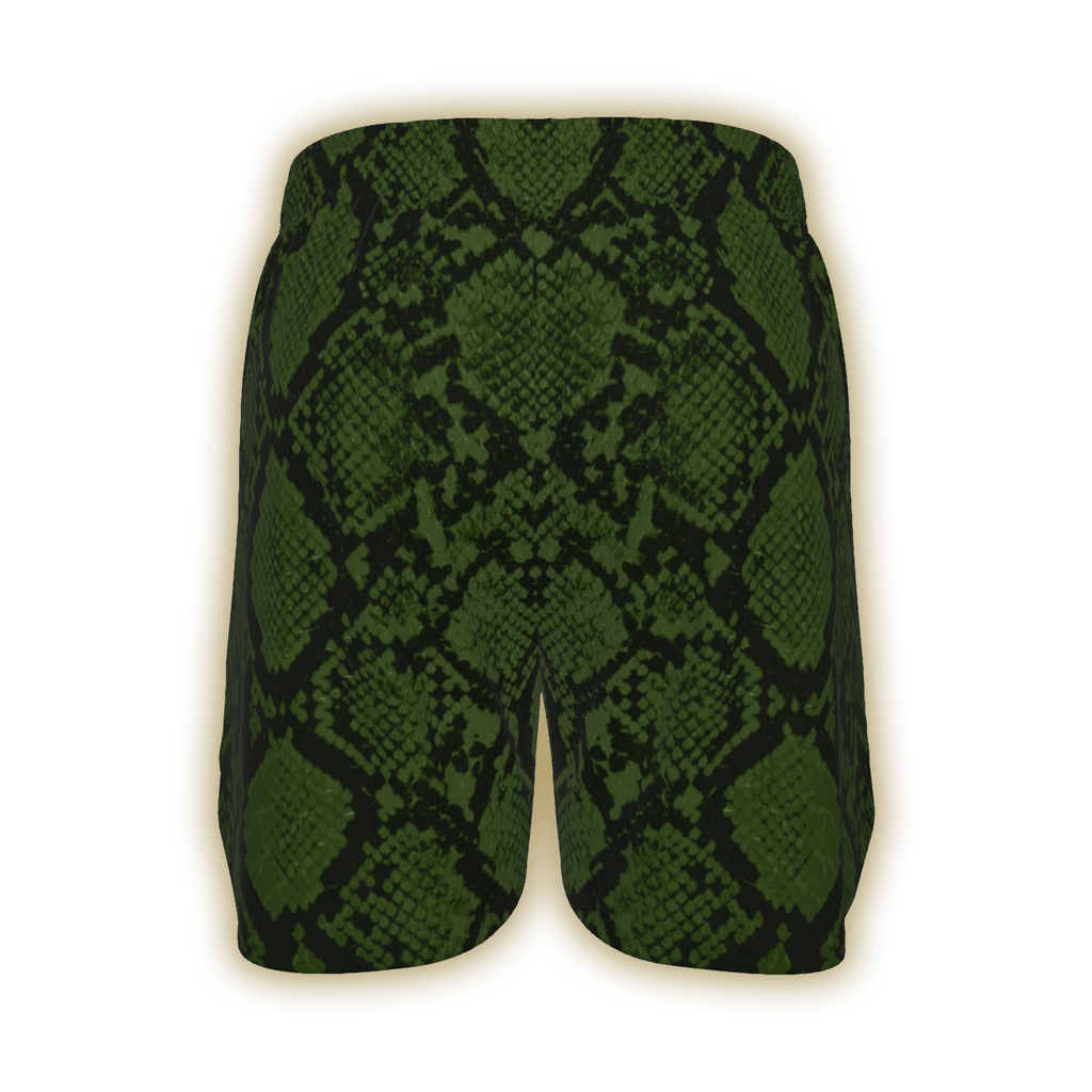 Green Viper All-Over Mesh Shorts