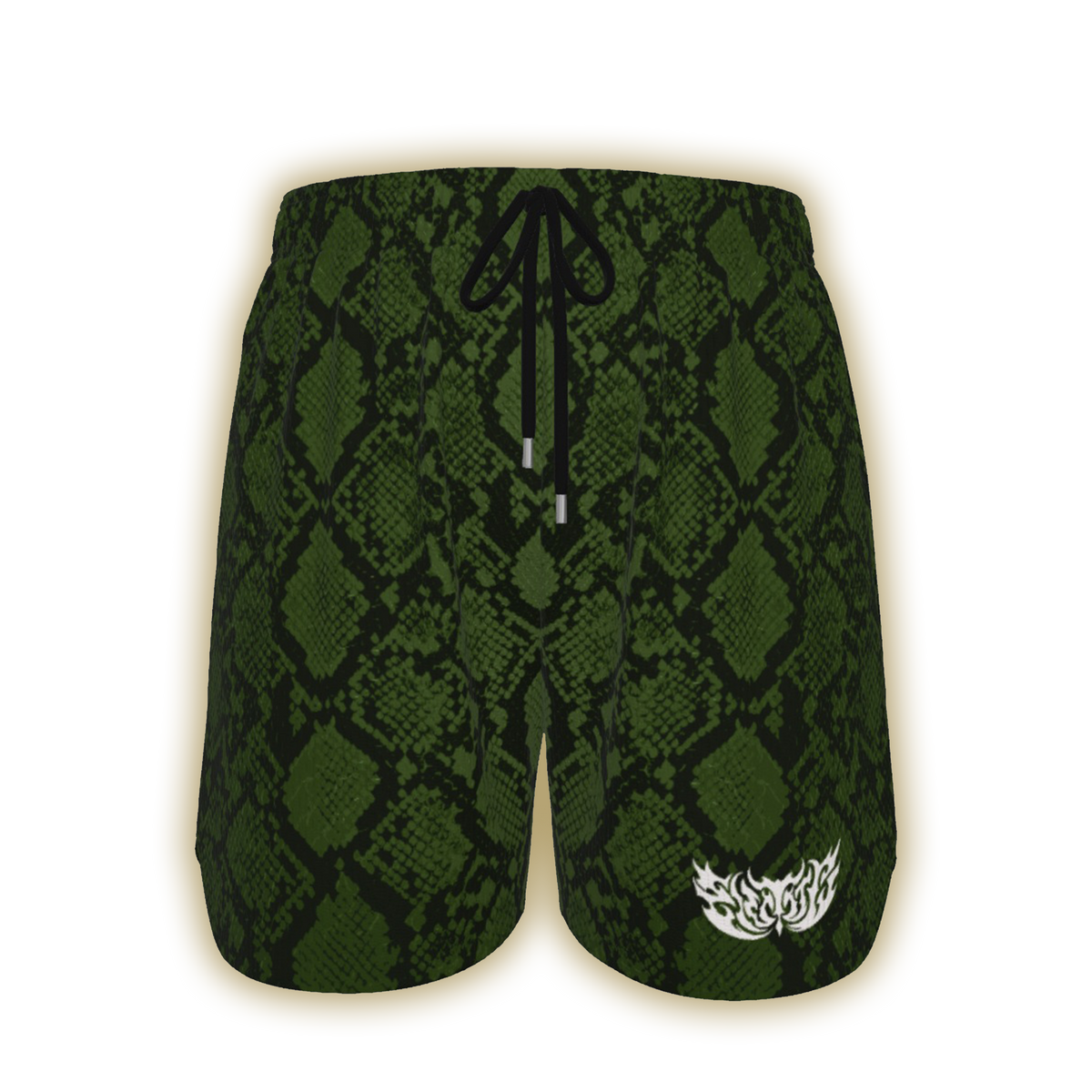 Green Viper All-Over Mesh Shorts