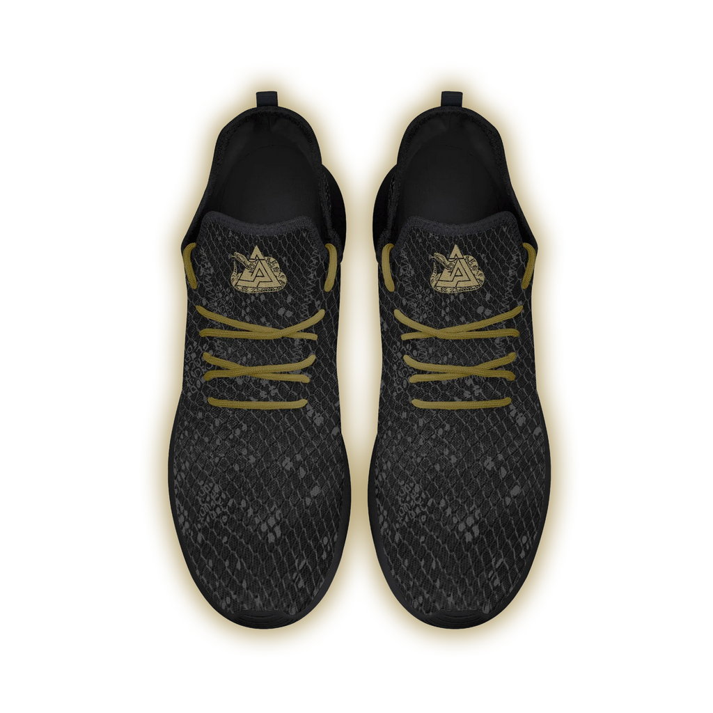 Swifts© Black Viper Mesh Running Shoes