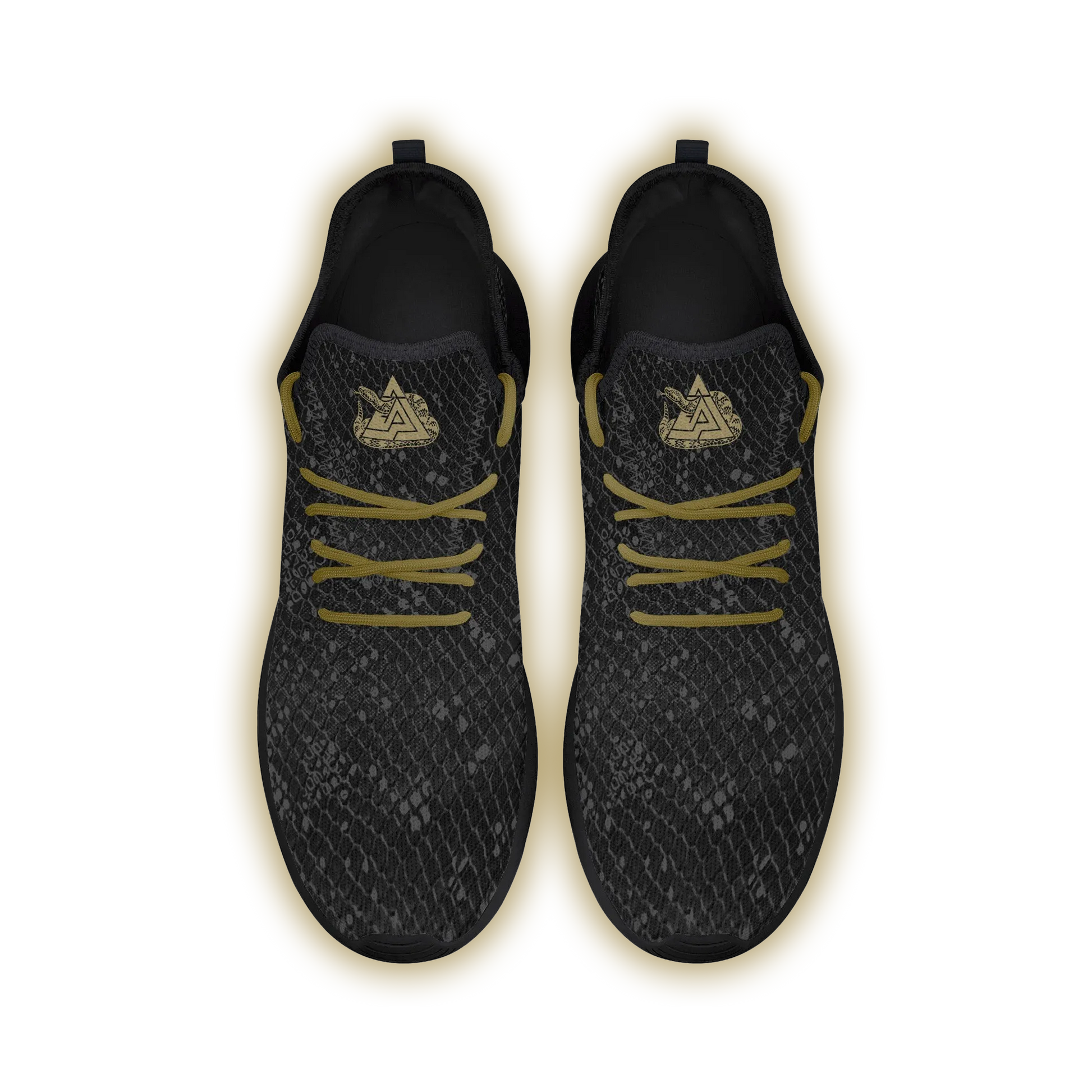 Swifts© Black Viper Mesh Running Shoes