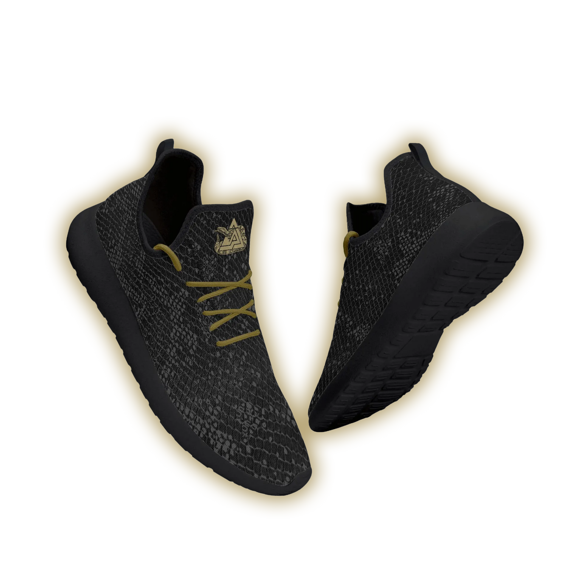 Swifts© Black Viper Mesh Running Shoes