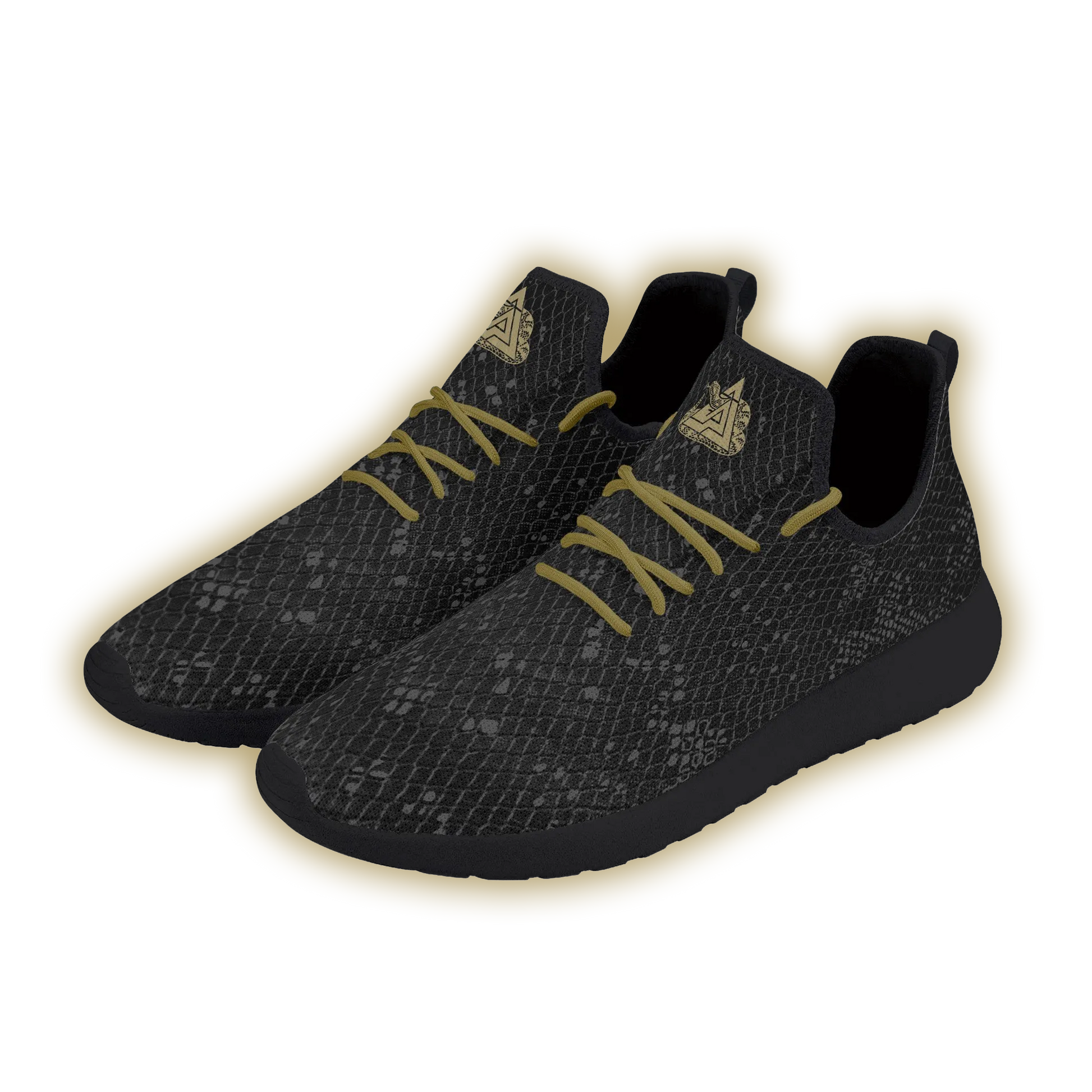 Swifts© Black Viper Mesh Running Shoes